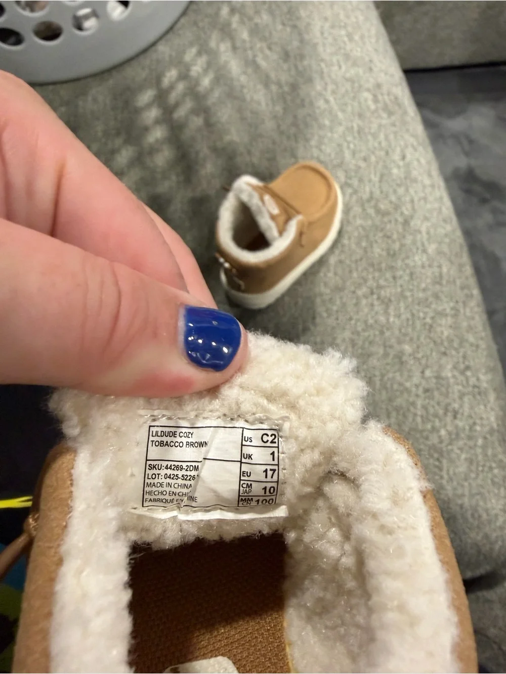 Hey Dude Kids Tan Cozy Faux-Shearling Slip-On Boots